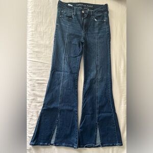 American Eagle Dark Blue Flare Jeans